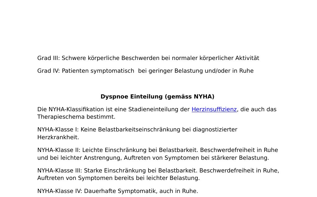 2016 Dr. Abidin GelesSymtome: Stenose der Koronarien ab 50-75% verursacht regionale reversible oder irreversible Ischämie (Infarkt). Angina pectoris (Brustschmerz mit Ausstrahlung in den linken Arm).Angina pectoris wird in 4 schwereklassen unterteilt (I-IV). 1-) Stabile Angina pectoris (gleich bleibende Schmerzen),2-) Instabile Angina (Zunehmende Angina pectoris (Crescendo-Angina, Präinfarkt-Angina, De-novo-Angina)) mit höherem InfarktrisikoDie Lebenserwartung ist bei solchen Patienten eingeschränkt. 10-15 mit stattgehabten Infarktpatienten sterben im ersten Jahr.…