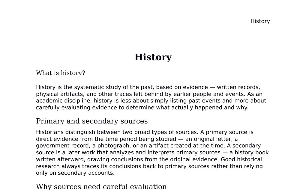 Historical method, source criticism, historiography, and deciphering hieroglyphsDr. Dr. med. sci. Abidin GelesCopyright - All Rights Reserved: This document and all content on this website may not be published, reproduced, or distributed without the written permission of the author, Dr. Dr. med. sci. Abidin Geles.www.medwissen.ch abidin.geles@gmail.com History What is history?History is the systematic study of the past, based on evidence — written records, physical artifacts, and other traces left behind by earlier people and events. As an academic discipline, history is less about simply listing past events and more about carefully evaluating evidence to determine what actually happened and why.…
