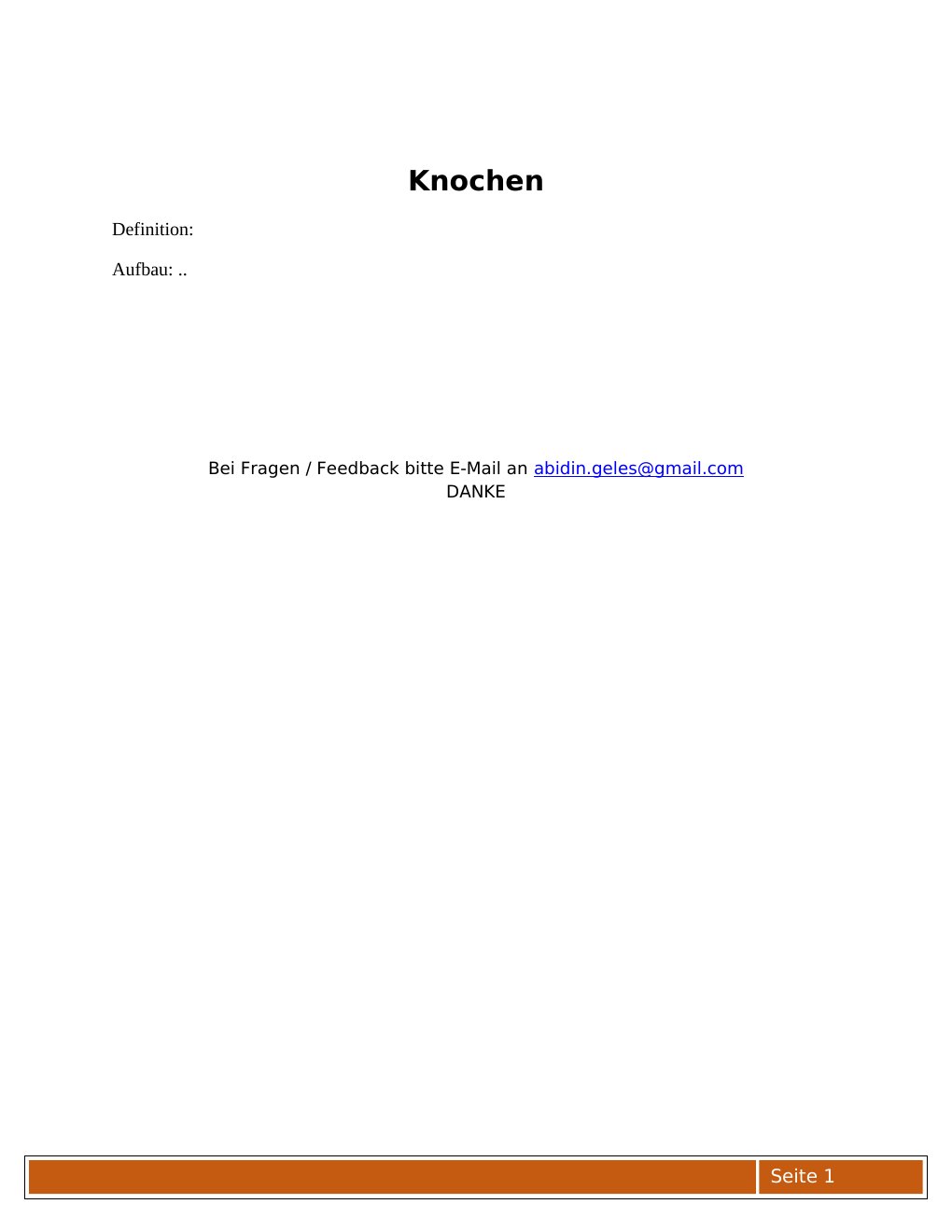 Definition: Aufbau: ..
